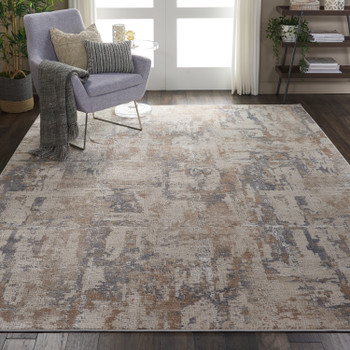 Nourison Rustic Textures Rus06 Beige/grey Area Rugs