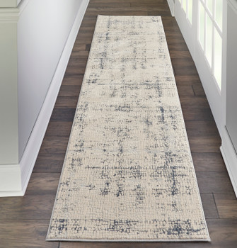 Nourison Rustic Textures Rus06 Ivory/blue Area Rugs