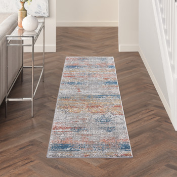 Nourison Rustic Textures Rus11 Multicolor Area Rugs