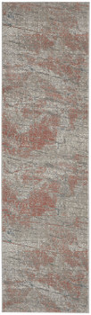 Nourison Rustic Textures Rus15 Light Grey/rust Area Rugs