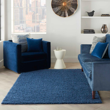 Nourison Shangri-la Shi01 Navy Area Rugs