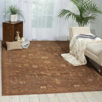 Nourison Silk Elements Ske02 Cocoa Area Rugs