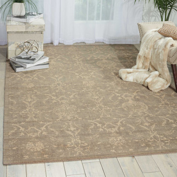 Nourison Silk Elements Ske03 Moss Area Rugs