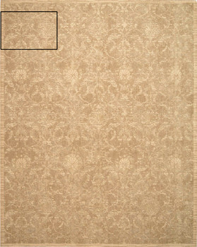 Nourison Silk Elements Ske03 Sand Area Rugs