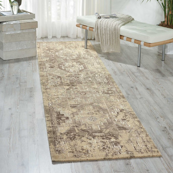 Nourison Silk Elements Ske19 Mushroom Area Rugs
