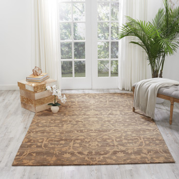Nourison Silk Elements Ske22 Taupe Area Rugs