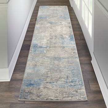 Nourison Solace Sla01 Ivory/grey/blue Area Rugs