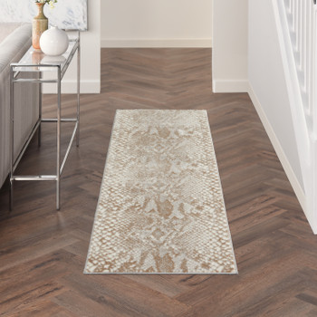 Nourison Solace Sla06 Ivory Beige Area Rugs