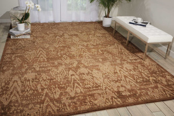 Nourison Silken Allure Slk17 Chocolate Area Rugs