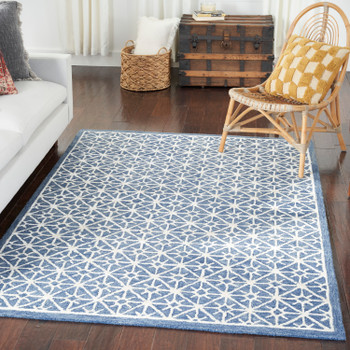 Nicole Curtis Nicolecurtis Series2 Sr201 Blue Area Rugs