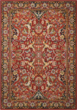 Nourison Timeless Tml15 Red Area Rugs