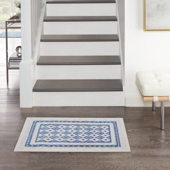 Nourison Whimsicle Whs13 Ivory Blue Area Rugs Nourison Whimsicle Whs13 Ivory Blue Area Rugs