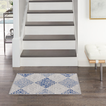 Nourison Whimsicle Whs18 Grey Blue Area Rugs