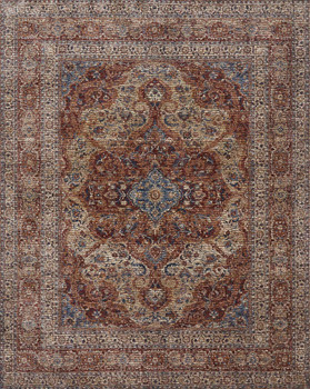 Loloi Porcia Pb-07 Adobe Spice / Adobe Spice Power Loomed Area Rugs