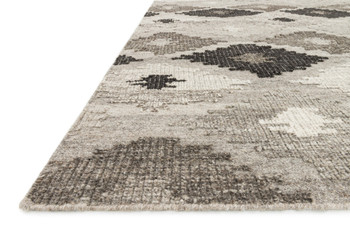 Loloi Akina Ak-02 Grey / Charcoal Hand Woven Area Rugs