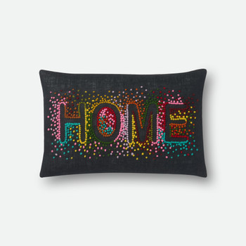 Loloi Pillows P0560 Black / Multi