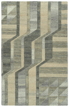 Kaleen Alzada Hand-tufted Alz02-49 Brown Area Rugs