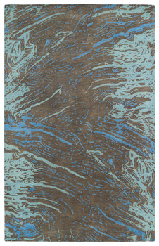 Kaleen Brushstrokes Hand-tufted Brs01-40 Chocolate Area Rugs