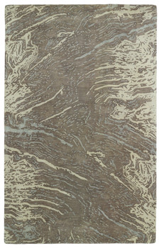 Kaleen Brushstrokes Hand-tufted Brs01-49 Brown Area Rugs