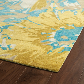 Kaleen Brushstrokes Hand-tufted Brs06-05 Gold Area Rugs