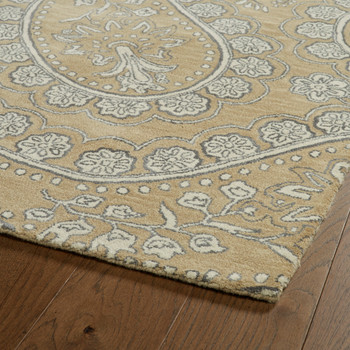 Kaleen Melange Hand Tufted Mlg01-43 Camel Area Rugs