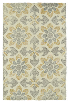 Kaleen Montage Hand Tufted Mtg02-01 Ivory Area Rugs