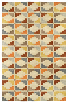 Kaleen Rosaic Hand Tufted Roa05-29 Sand Area Rugs
