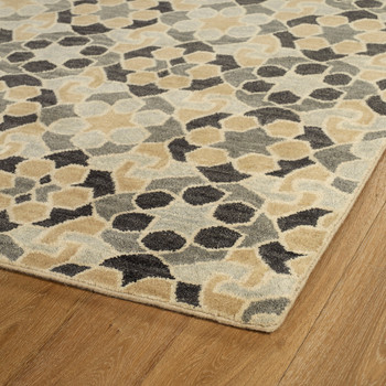 Kaleen Rosaic Hand Tufted Roa06-38 Charcoal Area Rugs