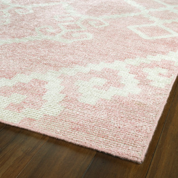 Kaleen Solitaire Hand-woven Sol12-92 Pink Area Rugs