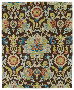 Kaleen Taj Hand Tufted Taj02-40 Chocolate Area Rugs