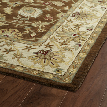 Kaleen Taj Hand-tufted Taj09-40 Chocolate Area Rugs