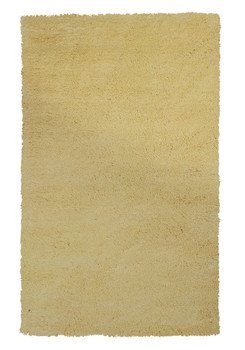 KAS Rugs Bliss 1574 Canary Yellow Shag Hand-woven Area Rugs