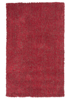 KAS Rugs Bliss 1584 Red Heather Shag Hand-woven Area Rugs KAS Rugs Bliss 1584 Red Heather Shag Hand-woven Area Rugs