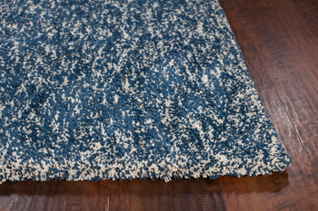 KAS Rugs Bliss 1589 Indigo/ivory Heather Hand-woven Area Rugs