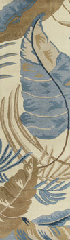 KAS Rugs Havana 2624 Ivory/blue Rainforest Hand-tufted Area Rugs