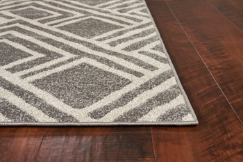 KAS Rugs Lucia 2764 Grey Modeme Machine-woven Area Rugs