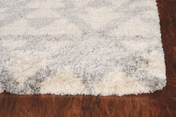 KAS Rugs Merino 6701 Ivory/grey Southern Machine-woven Area Rugs