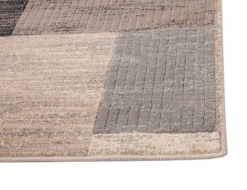 Abacasa Sonoma 7008 Machine-woven Charcoal, Ivory, Grey Area Rugs