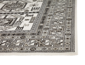 Abacasa Sonoma 7398 Machine-woven Ivory, Grey Area Rugs
