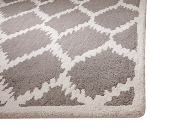 Abacasa Lifestyle 9700 Hand Tufted Grey, Ivory Area Rugs