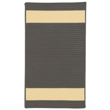 Colonial Mills Aurora Ar45 Grey Yellow Area Rugs