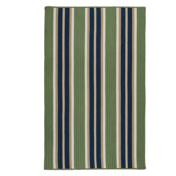 Colonial Mills Mesa Stripe Ms35 Harbor Green Area Rugs