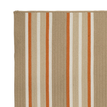 Colonial Mills Mesa Stripe Ms36 Rusted Sand Area Rugs