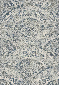 Dynamic Mosaic Machine-made 1670 Cream/grey/blue Area Rugs Dynamic Mosaic Machine-made 1670 Cream/grey/blue Area Rugs