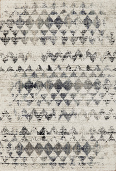 Dynamic Mehari Machine-made 23180 Ivory/teal Area Rugs