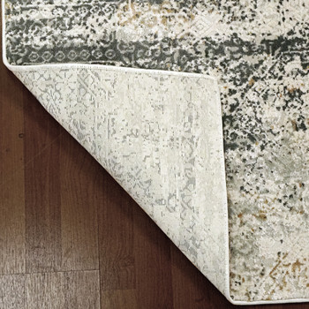 Dynamic Quartz Machine-made 27053 Ivory/grey Area Rugs