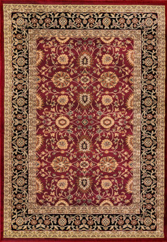 Dynamic Yazd Machine-made 2803 Red-black Area Rugs