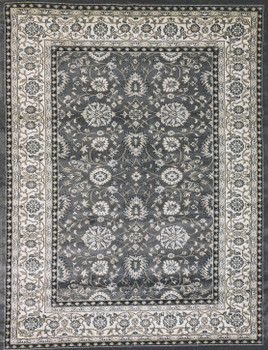 Dynamic Yazd Machine-made 2803 Grey/ivory Area Rugs