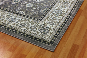 Dynamic Yazd Machine-made 2803 Grey/ivory Area Rugs