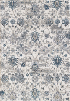 Dynamic Astoria Machine-made 3375 Cream/blue Area Rugs